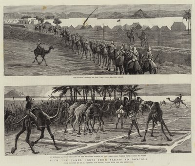 With the Camel Corps from Sarass to Dongola by Frederic Villiers